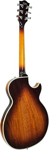 Miniatura 4 de IYV Guitarra eléctrica de cuerpo semihueco de 6 cuerdas, izquierda, 3TS (IJZ-300 LH)