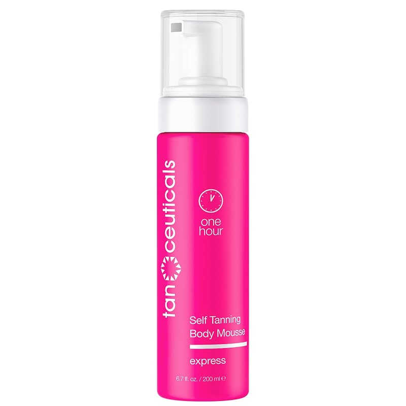 Tanceuticals Mousse corporal autobronzeadora Express com açaí, romã e óleo de argan
