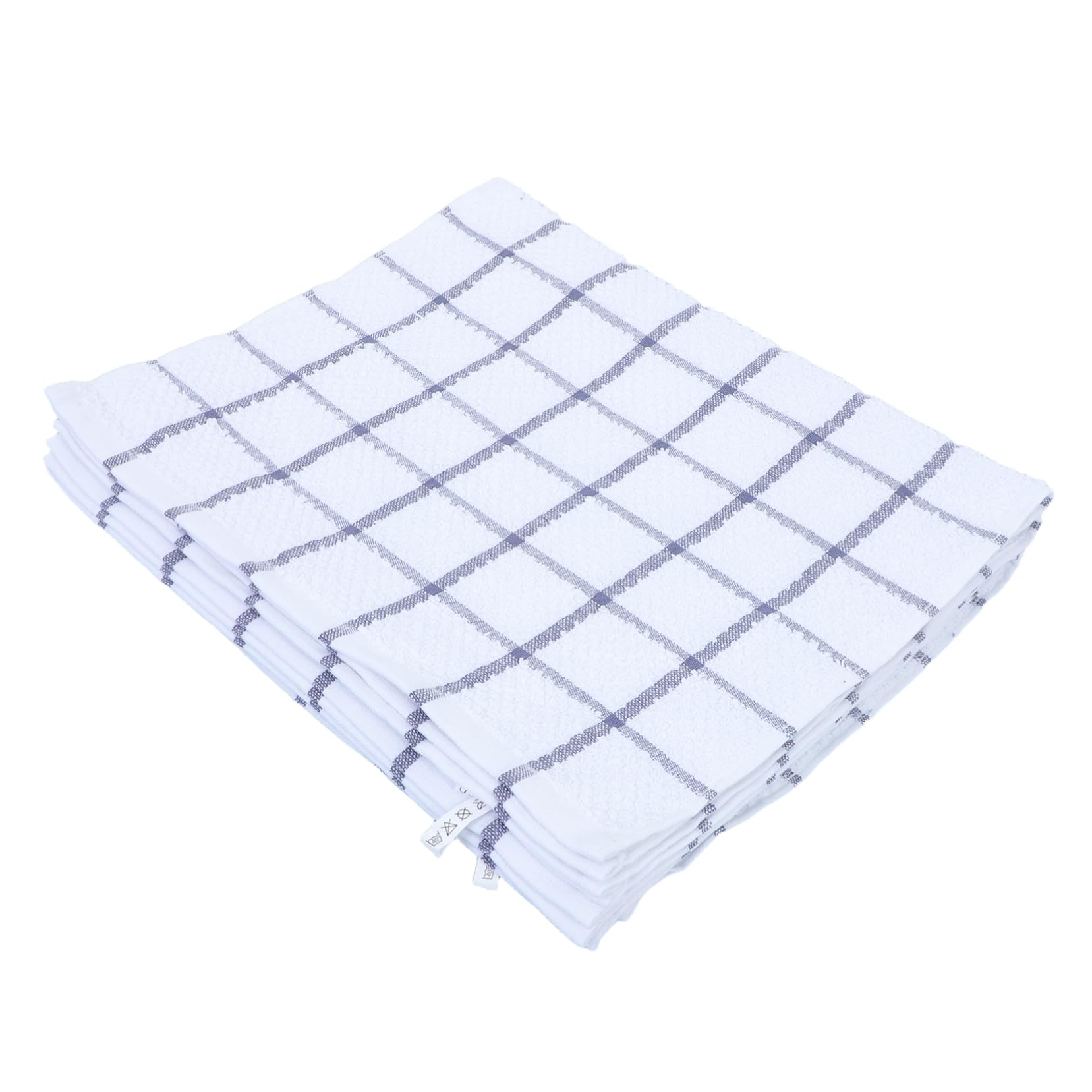 Canovacci da Cucina in Cotone 6 Pezzi ad Alta Assorbenza | Asciugatura Stoviglie, Pulizia Multiuso, Design Semplice e Pratico per Uso Quotidiano