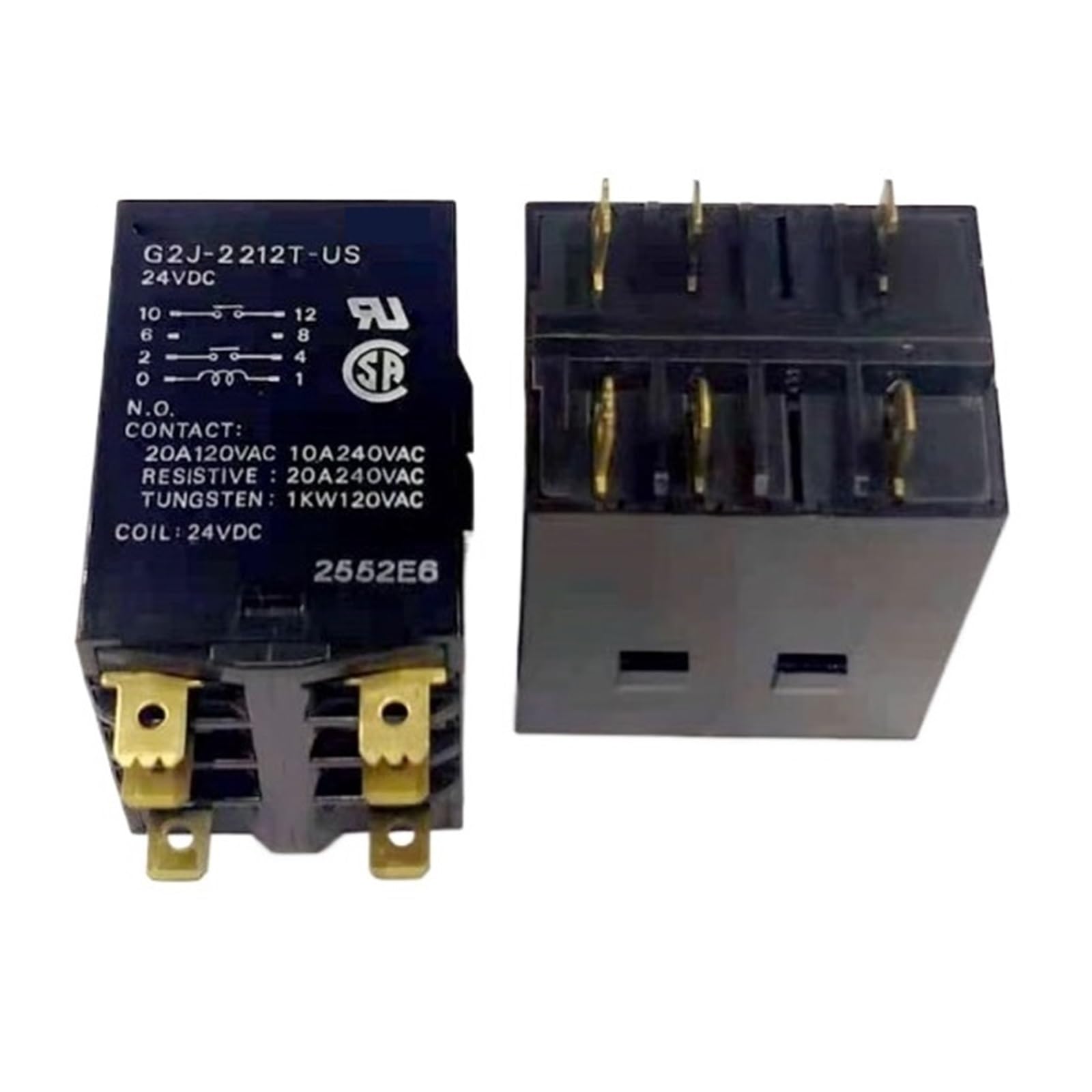 Relay G2J-2212T-US 24VDC 6foot pour corriger les pannes de circuit