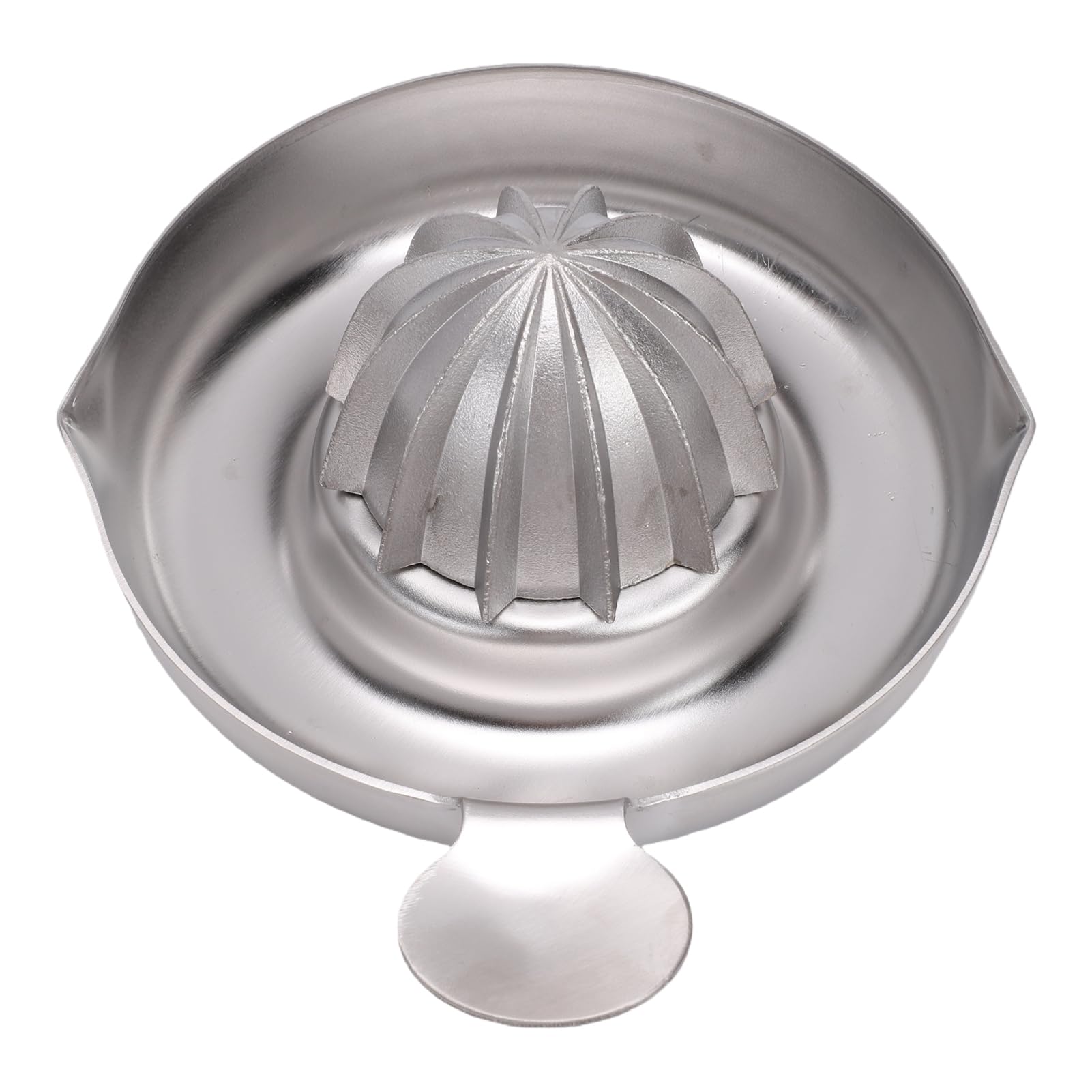 Exprimidor manual Fdit en acero inoxidable robusto con recipiente integrado para cocina