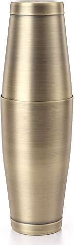 Vista 123 de Recipientes Barfly M370 para cóctel, Latas de cóctel, Acero inoxidable, Tiki