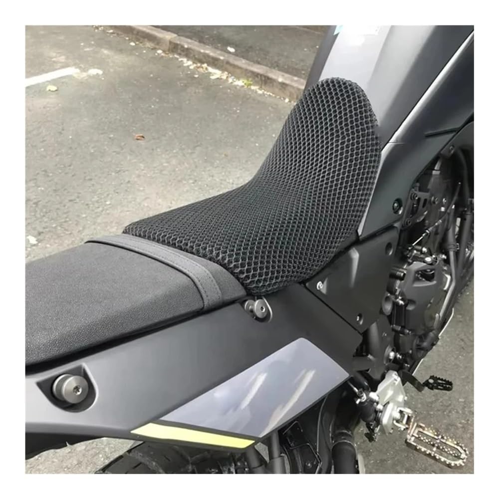 Fodere sedili Moto Per Ya&maha XT600E 2020 Moto Sedile Proteggere Cuscino Copertura Del Sedile In Tessuto Di Nylon Sella Di Raffreddamento Stuoia A Nido D'ape