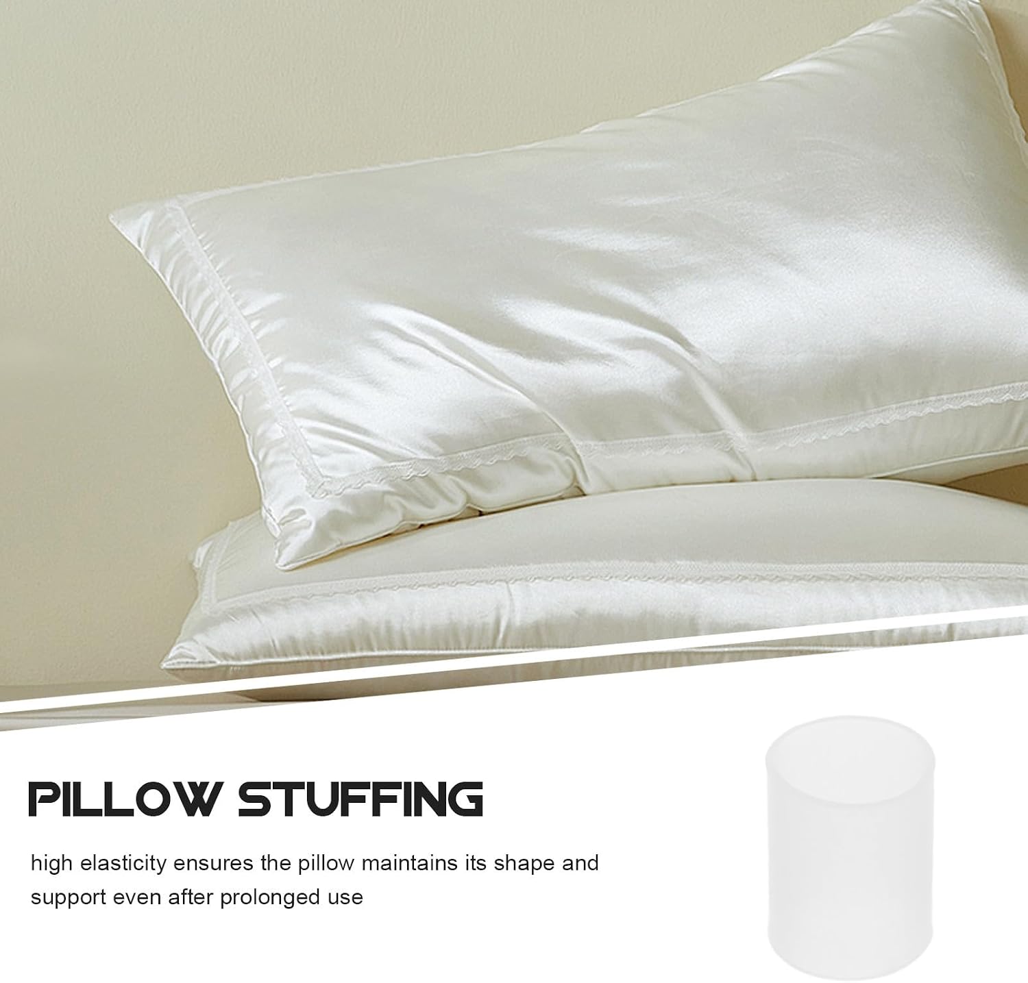 Pe Tube Pillow Stuffing Flexible Elastic Insert 500g for Neck Support