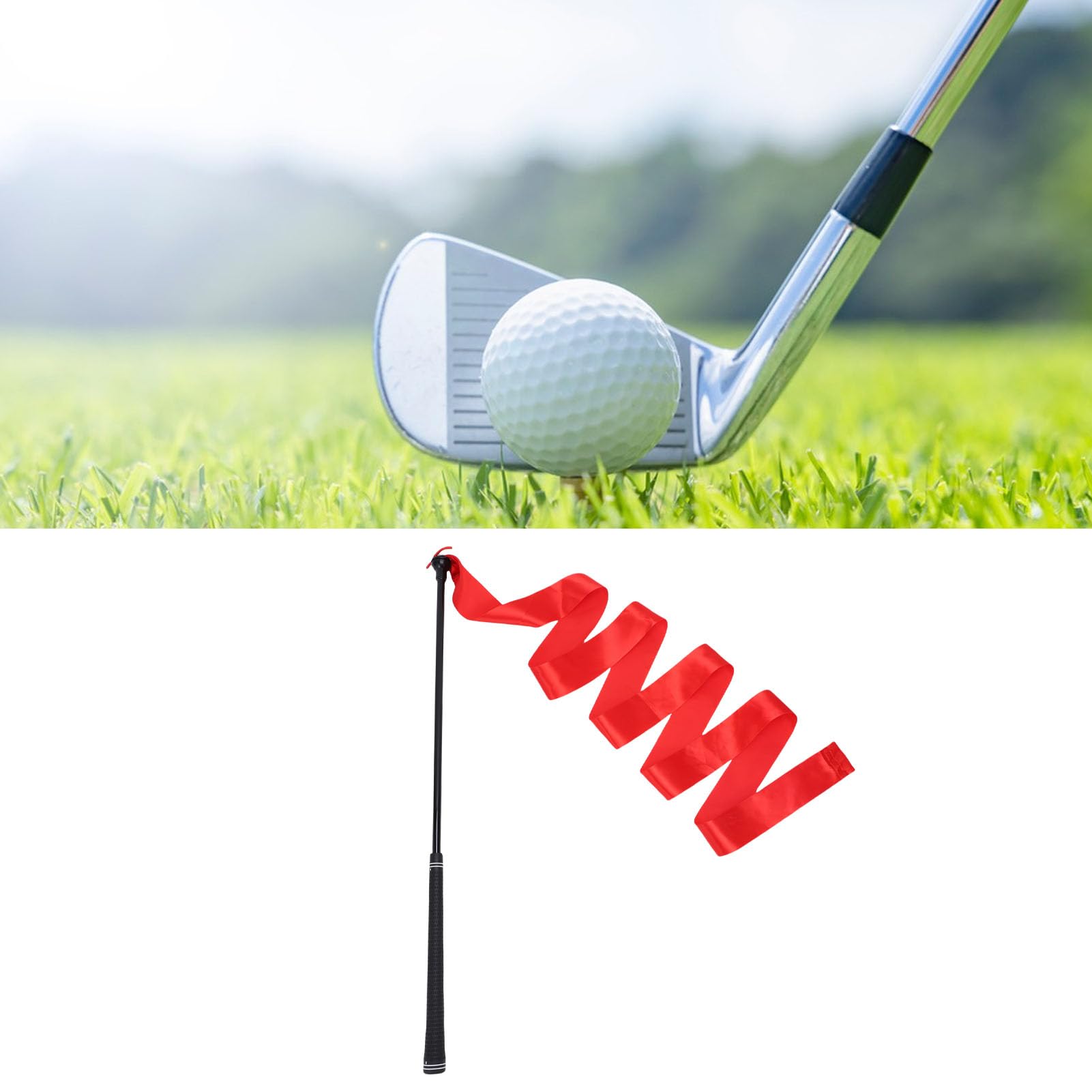 Trenażer ze wstążką do Huśtawki Golfowej, Antypoślizgowy Gumowy