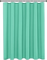 Vista 26 de Biscaynebay - Cortina de ducha de tela de calidad de hotel de 72 x 72 pulgadas, cortinas de baño resistentes al agua doradas, ojales resistentes a