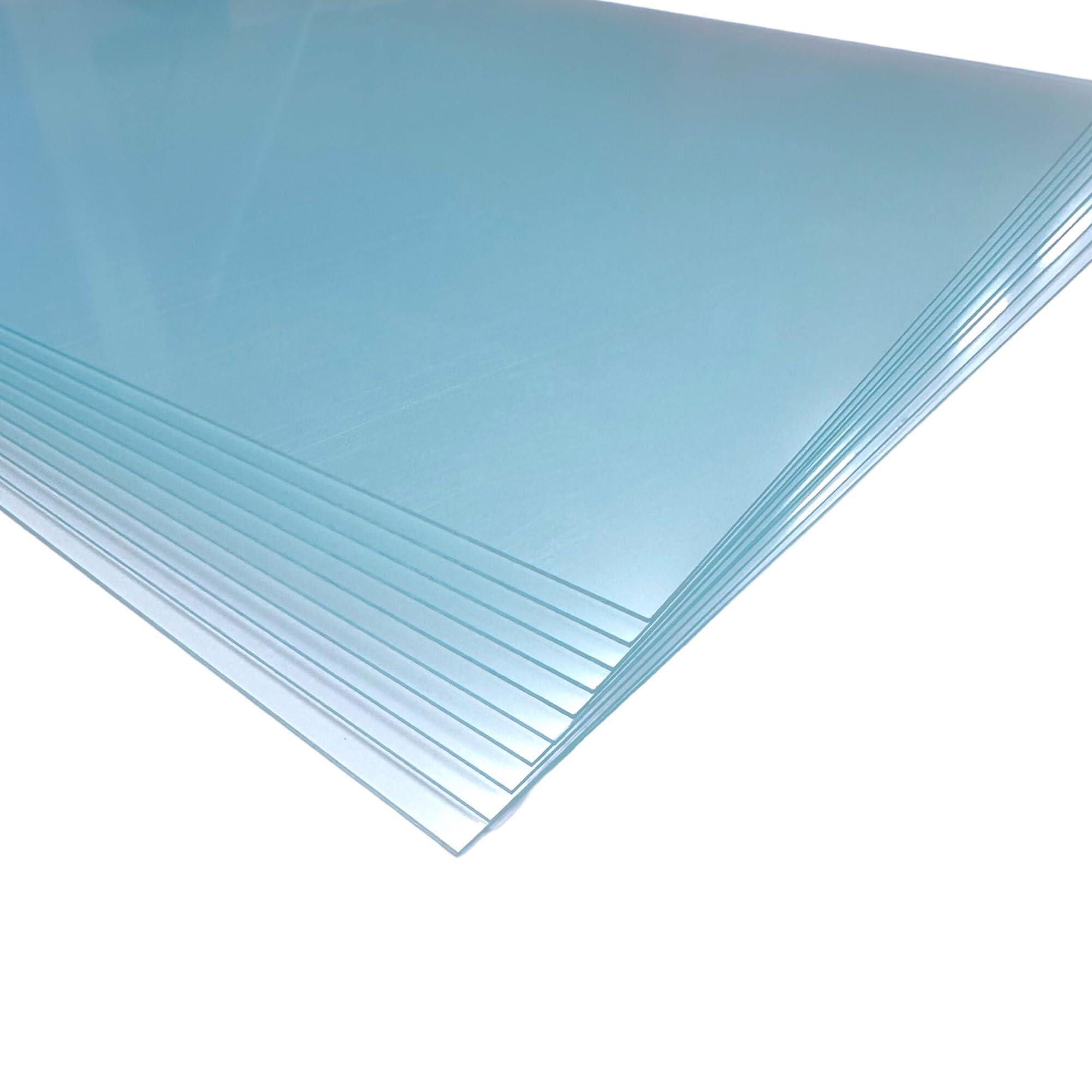 Placas de cristal acrílico de 1 mm, 70 x 100 cm, cristal sintético de poliestireno