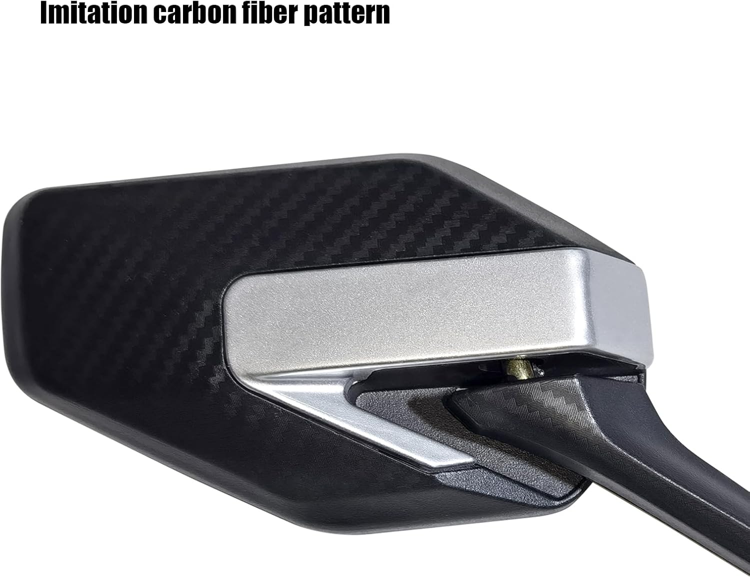 Mamiko 8MM Motorcycle Mirrors Universal for 7/8"Handlebars Bike Mirror Compatible with ATV Snowmobile Scooter Moped Dirt Bike Sportsman - gray line - Image 6