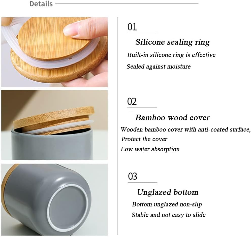 Breakfast Jar Set,Kitchen Storage Canisters,Storage Jars,Kitchen Food Canisters Containers, Food Storage Canisters,Tea Coffee Sugar Canisters,Food Storage Tin, Kitchen Canister Set, Tea Jars Storage C