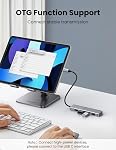 UGREEN USB C Hub 4 Ports USB 3.1 Type C Hub Adapter with Power Compatible with MacBook Pro, iMac, Galaxy S21 S20, LG, Chromebook Pixelbook, XPS, Oculus Rift S, Yoga 720,0.5ft