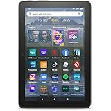 Amazon Fire HD 8 Plus tablet, 8” HD Display, 32 GB, 30% faster processor, 3GB RAM, wireless charging, (2022 release), Gray