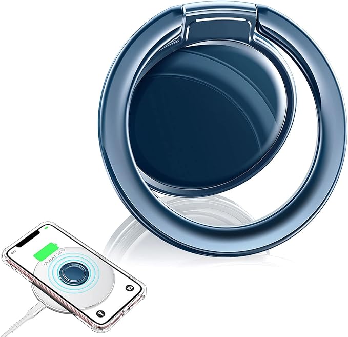 Phone Grip Wireless Charging Compatible, eSamcore Phone Ring Holder Finger Kickstand