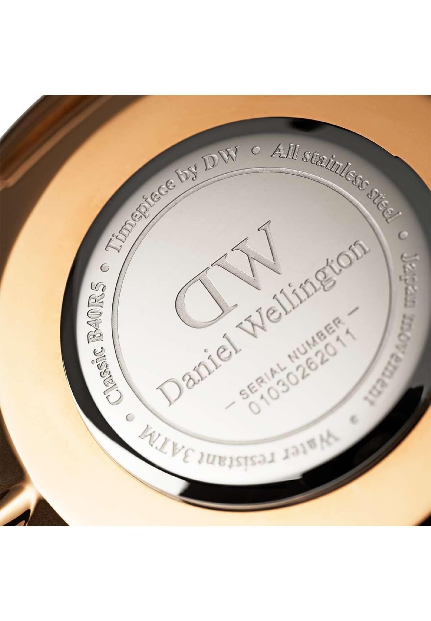 Daniel Wellington Orologio classico Cornovaglia, nero, oro rosa, 40 mm, NATO, da uomo