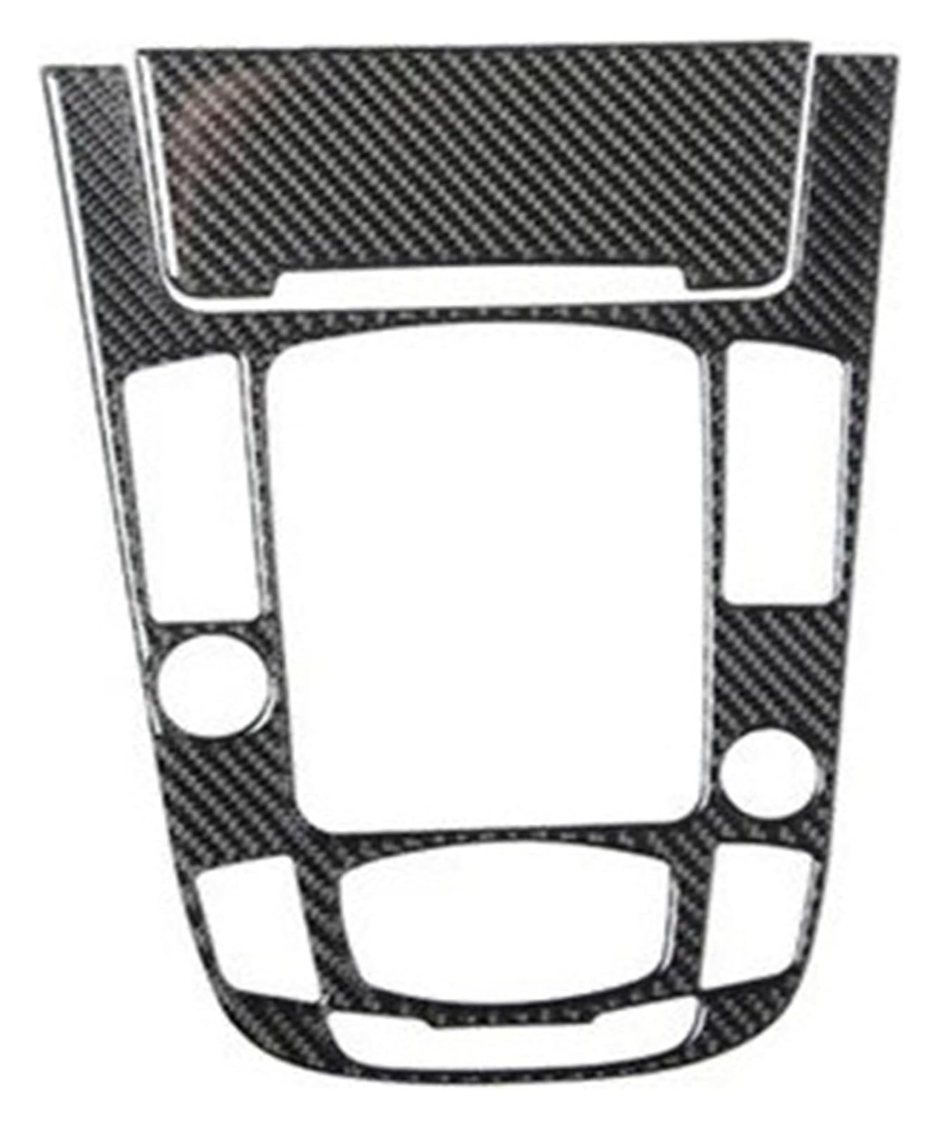 Carbon Fiber Interior Stickers for A4 B8 A5 Q5 Car Interior Decoration Real Carbon Fiber Center Console Gear Shift Panel Cover(L)