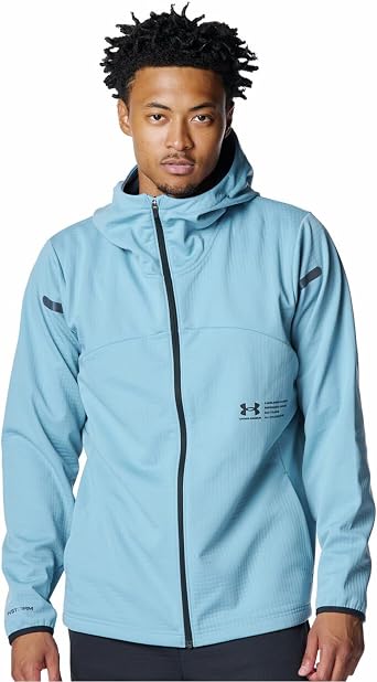 Under Armour Mens Training Outerwear UA Winter Knit 3 Layer Full Zip Hoodie
