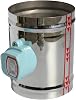 DC24V 51mm-250mm Stainless Steel air Damper Valve Electric air Duct Motorized Check Valve Air Volume Control Valves51mm