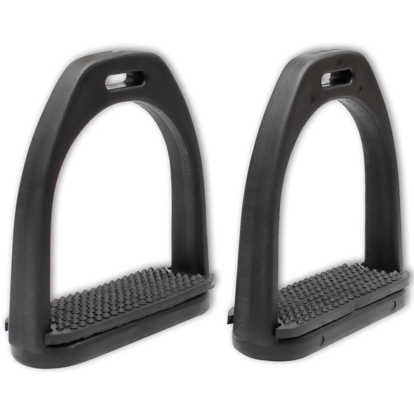 Homgoday Pony - Juego de sillines deportivos de 25,4 cm, color negro