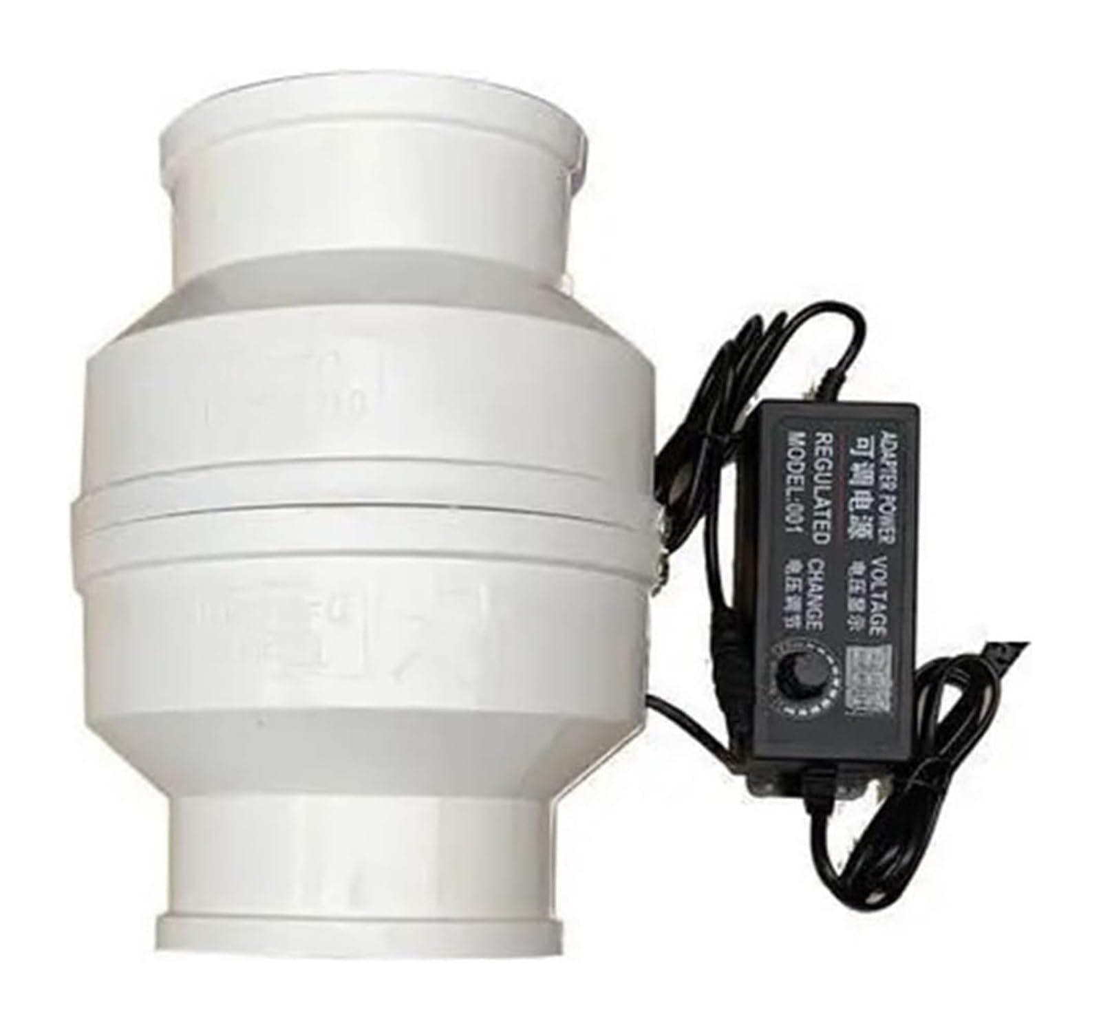 Ventilador de conducto en línea para baño y cocina con potente pared de escape