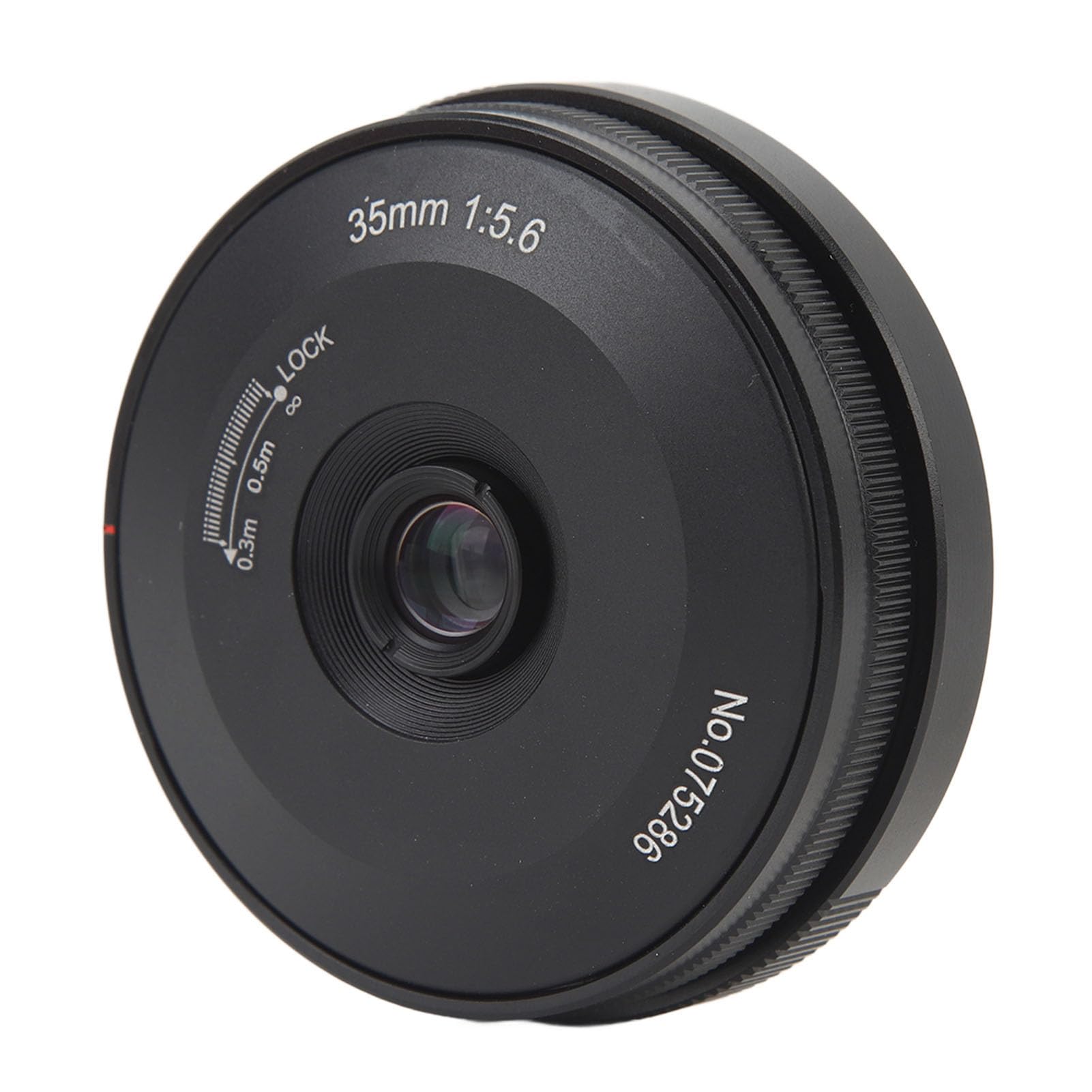 Lente Ultrafina de Enfoque Manual de Fotograma Completo F5.6 de 35 Mm para Cámaras con Montura L 4 Grupos 5 Elementos Fotograma Completo Pancake Street Fotografía Humana Lente de
