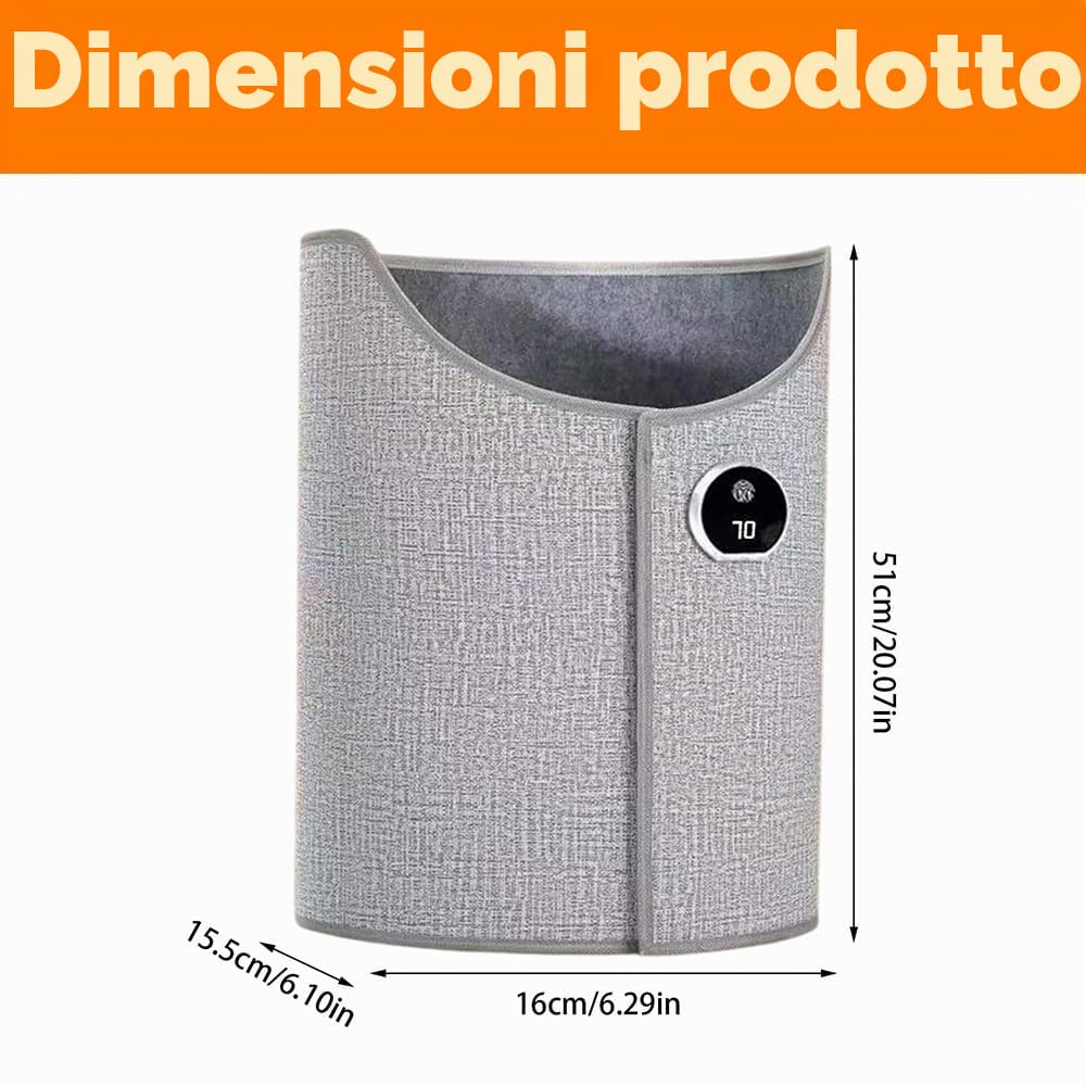 Scaldapiedi Sotto La Scrivania, Scaldamuscoli Da Scrivania Con Morbida Coperta, Riscaldamento Aggiuntivo per Scrivania Da Ufficio Sotto Il Tavolo, Riscaldatore Personale per Casa, Ufficio,Camera