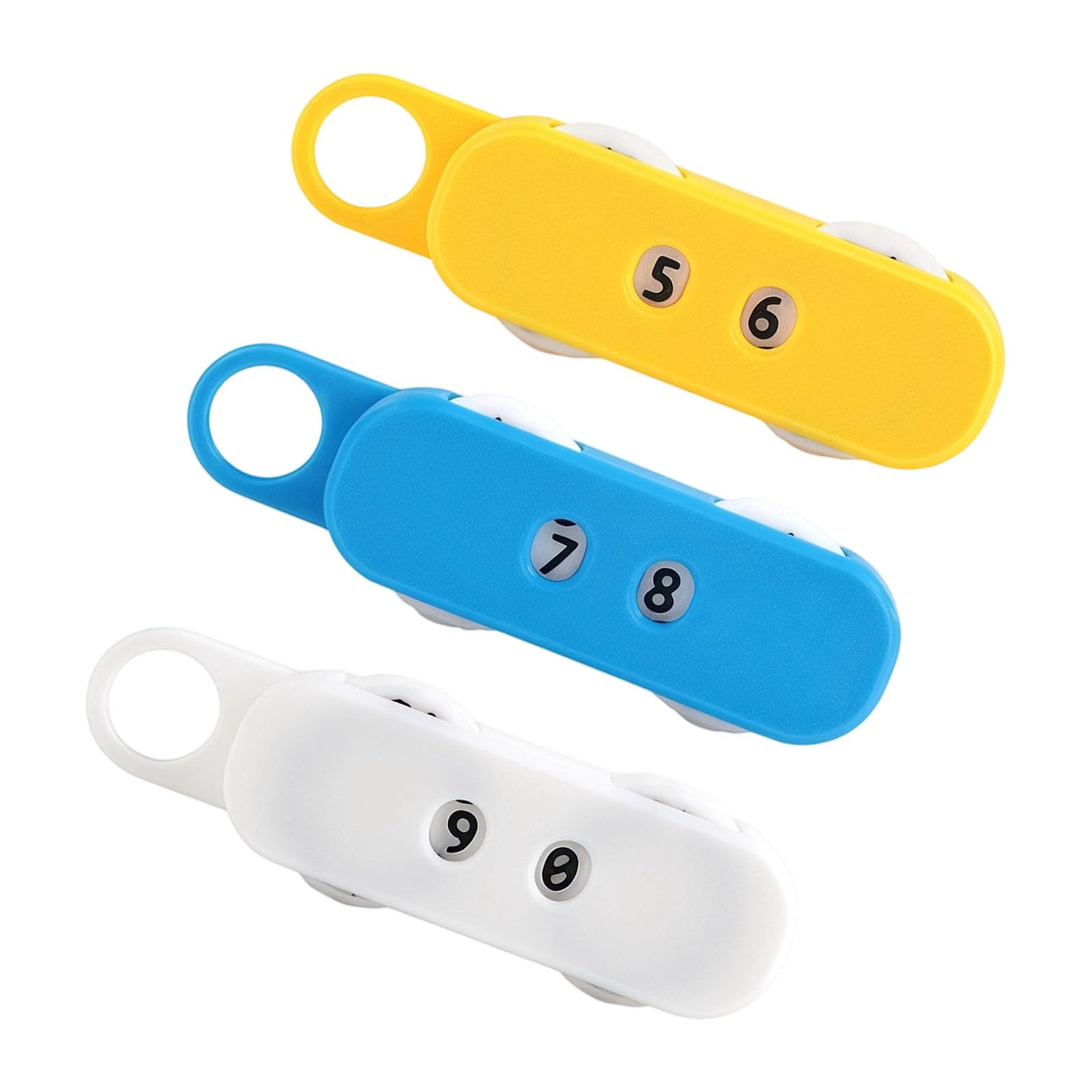 CUNZJIA Sturdy Rubber Crochet Stitching Counter Portable Designs for Knitting Craft and Sports Enthusiasts