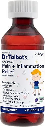 Miniatura 3 de Dr Talbots Medicamento líquido para aliviar el dolor  la inflamación con ingredientes naturales para niños incluye jeringa sabor a jugo de uva 4