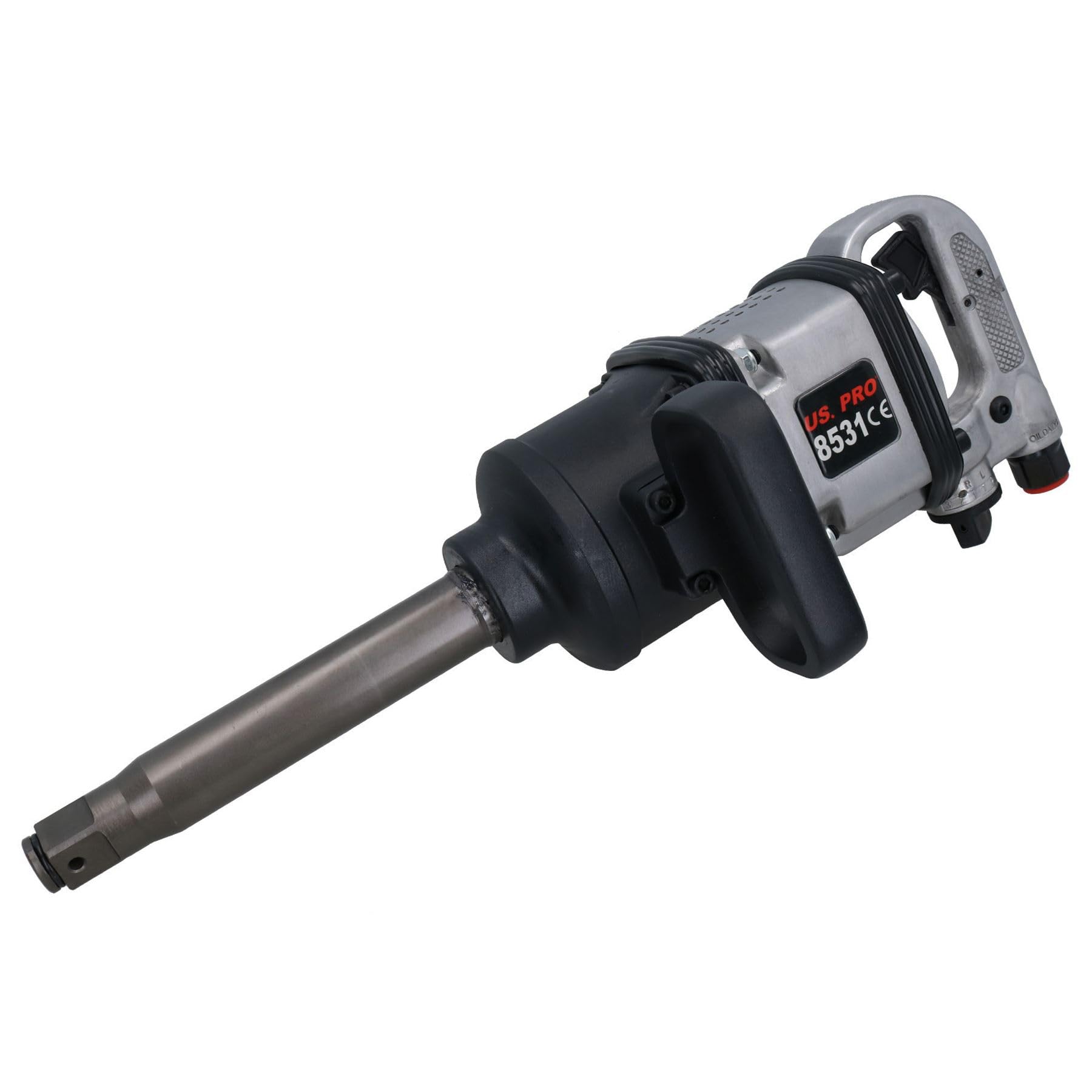 AB Tools Llave de impacto neumática de 2200 Nm, 8 tomas de 24 – 38 mm + extensiones