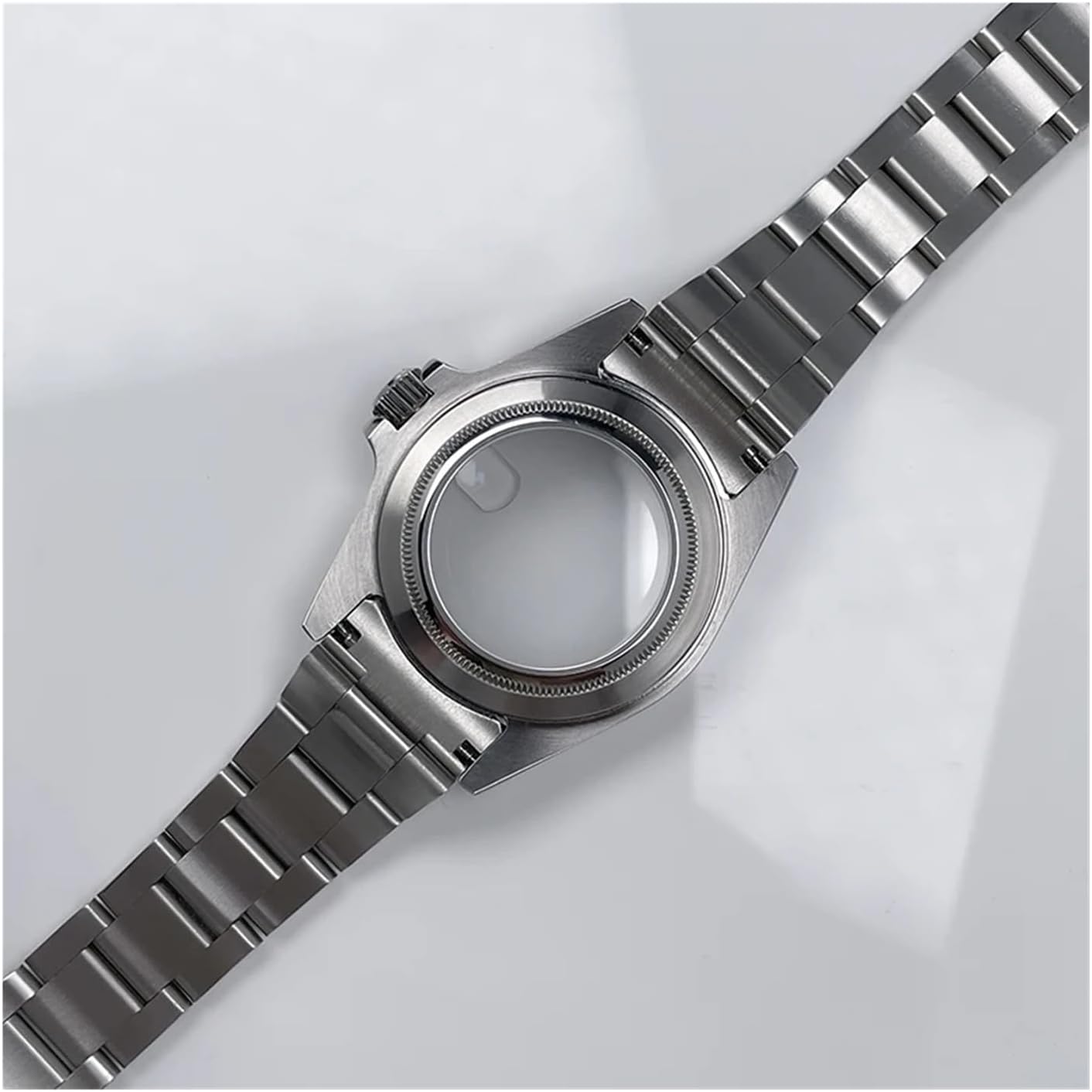 40mm Stainless Steel Watch Case with Sapphire Glass for NH34/NH35/NH36/NH38 Movements