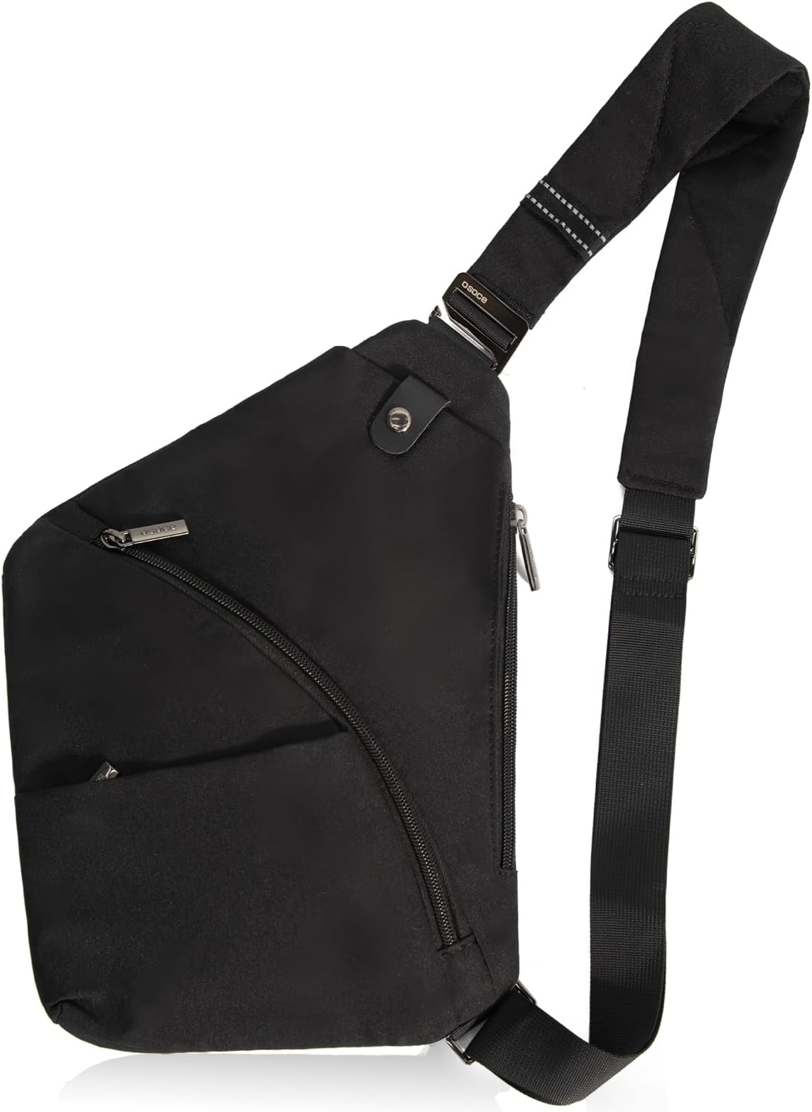 Crossbody Sling Bag, Water-Resistant Anti Theft Chest Pack, Minimalist Commuter Daypack for Travel Hiking Work