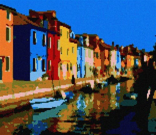 Pepita Needlepoint kit: Burano, 12 x 10