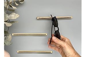 Premium 3-Pack Wooden Sunglass Holder for Wall - Keeps Your Eyewear Organized and Easily Accessible