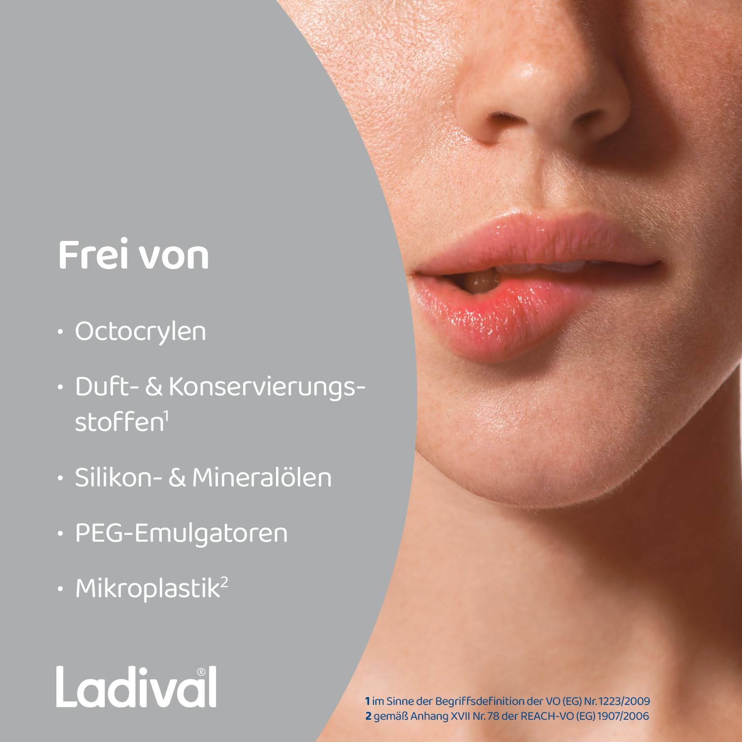 Ladival SPF 50+ - Protezione solare per labbra secche, delicata pelle delle labbra, con olio di jojoba, idratante, impermeabile, protezione UVA e UVB, 4,8 g