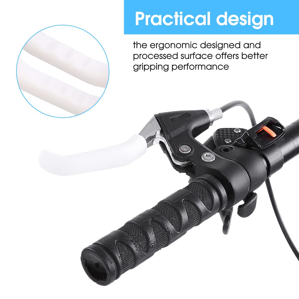 Housses En Silicone Pour Leviers De Frein De Vélo - Lot De 2 - Antidérapantes, Confortables Et Protectrices - Universelles Pour VTT, Route Et Fixie - 8