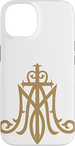 Miniatura 4 de Funda católica con monograma para iPhone 15 Virgin Mary Insignia Ave Maria