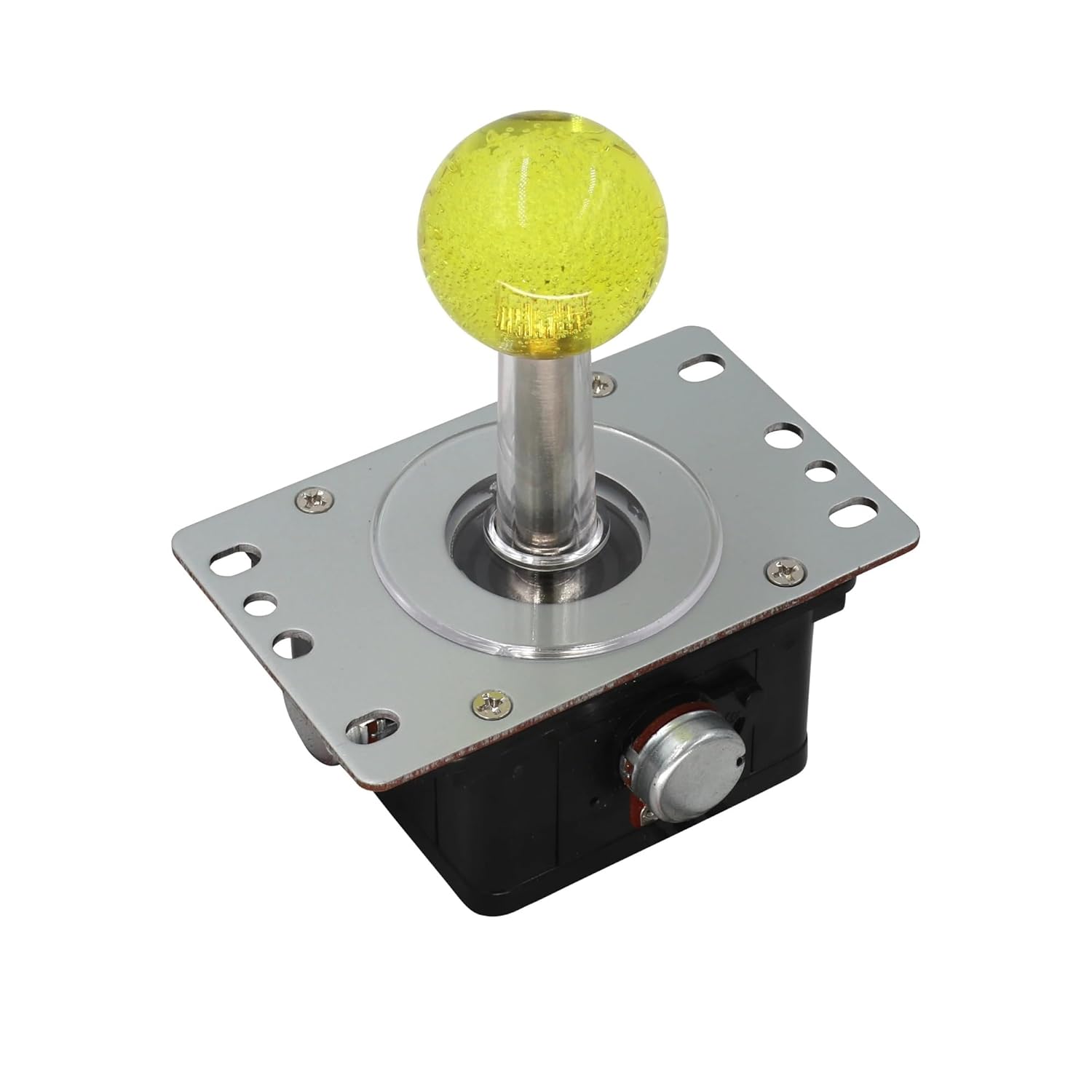 Yingluno Bat Top Joystick 4pcs Arcade Controller 3D Analog Joystick Sensor Module Potentiometer Thumb Stick(Yellow)