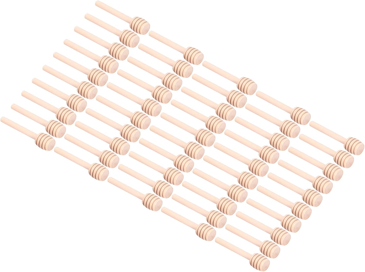 100 Pcs Wood Honey Dipper, Honey Dipper Sticks, Honey Stirring Sticks for Wedding Party Kitchen Restaurant 8cm