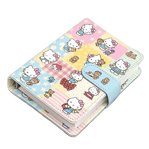 ハローキティ ちゃん シナモロールバインダーノート システム手帳 ルーズリーフ日記帳 横罫 メモ帳リング手帳リフィル ビジネス,1,135枚