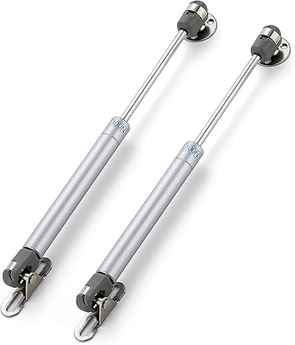 Ravinte Hardware 2 soportes de gas para gabinete de 10 pulgadas, soporte de elevación de soporte de gas, bisagras para tapa, gabinete de cocina,