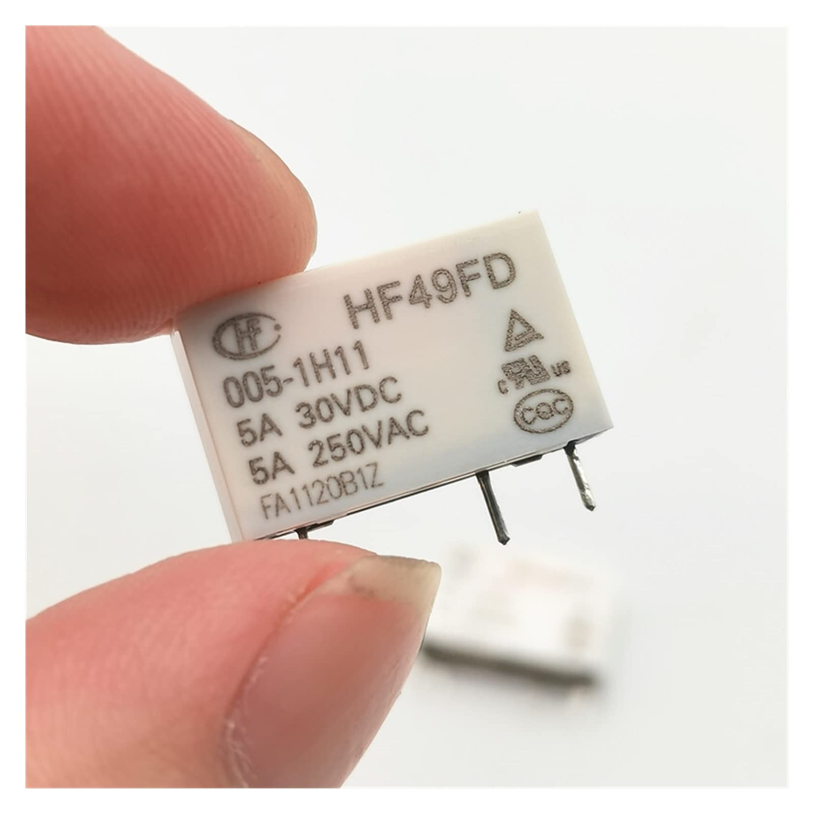 2PCS Industrielle Elektronische Leiterplatte DIY Relais hf49fd-005 012 024 1H11 1h11t 1h12 T 4 pin 5A 5V 12V 24 V Ersatzteile