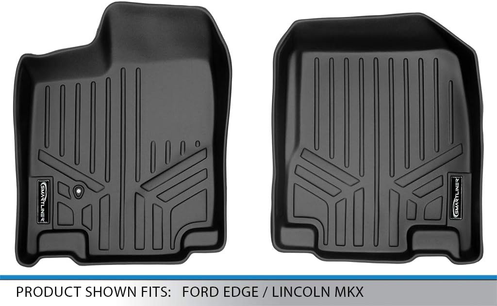 Nеw Dеаl MAXLINER Floor Mats 1st Row Liner Set Black for 2007-2010 Ford Edge/Lincoln MKX