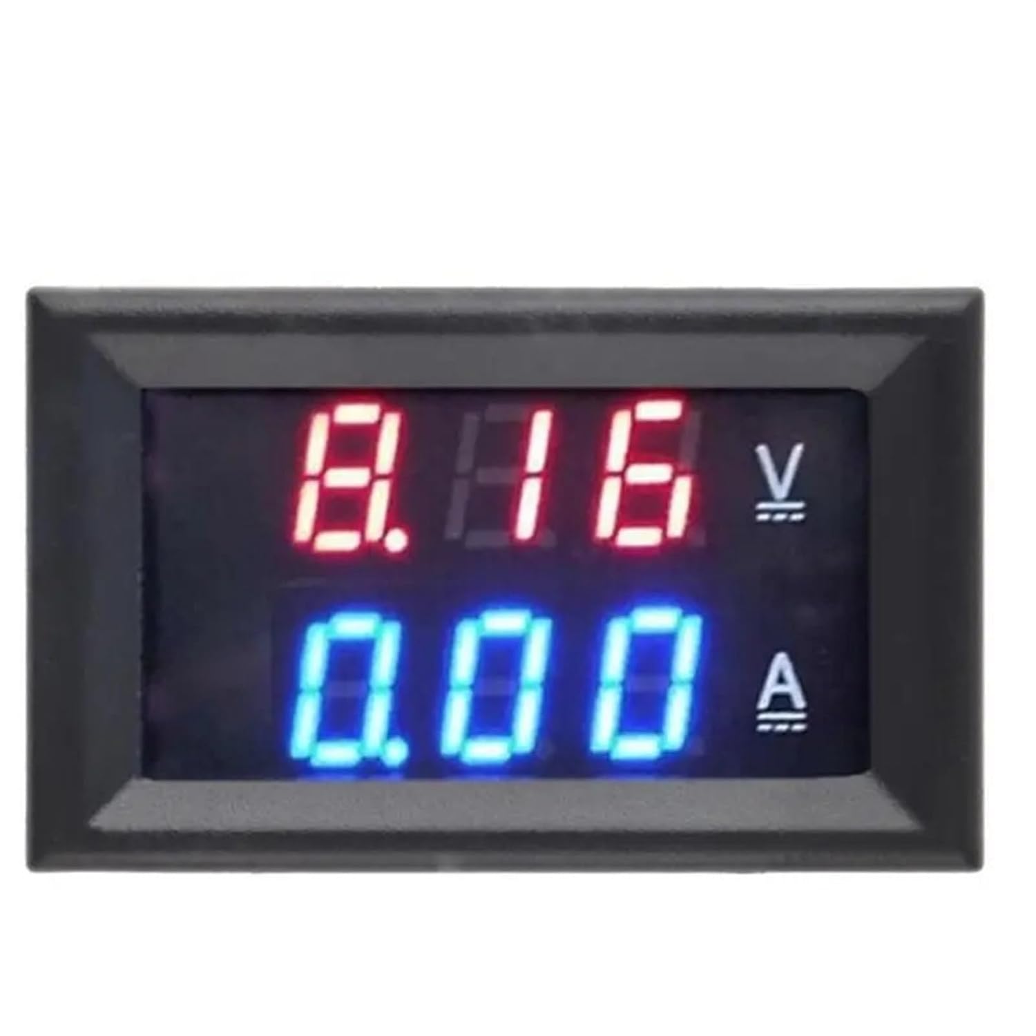DC0-100V 10A 50A 100A Voltmeter Ammeter Red Blue LED Amp Dual Digital Volt Meter Gauge 0.56'' LED Digital Display(RED-Blue 100A)