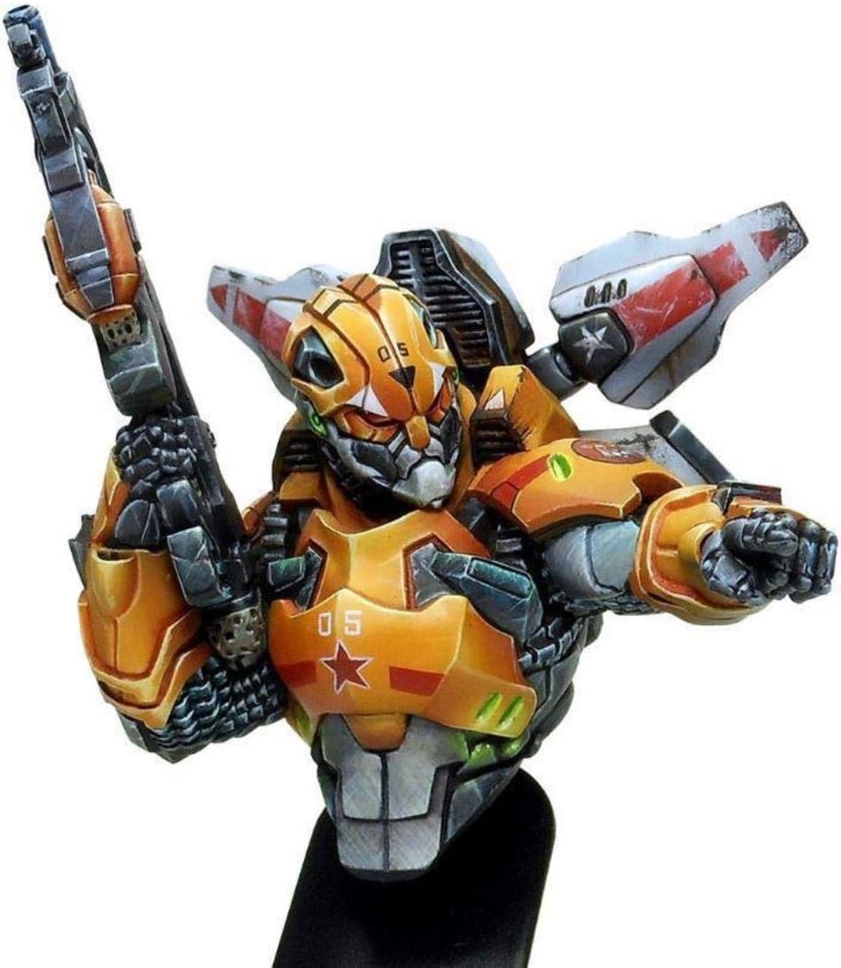 1/12 Fantasy Man Warrior Ancient Bust Toy Resin Model Miniature Kit Unassembly Unpainted Historical