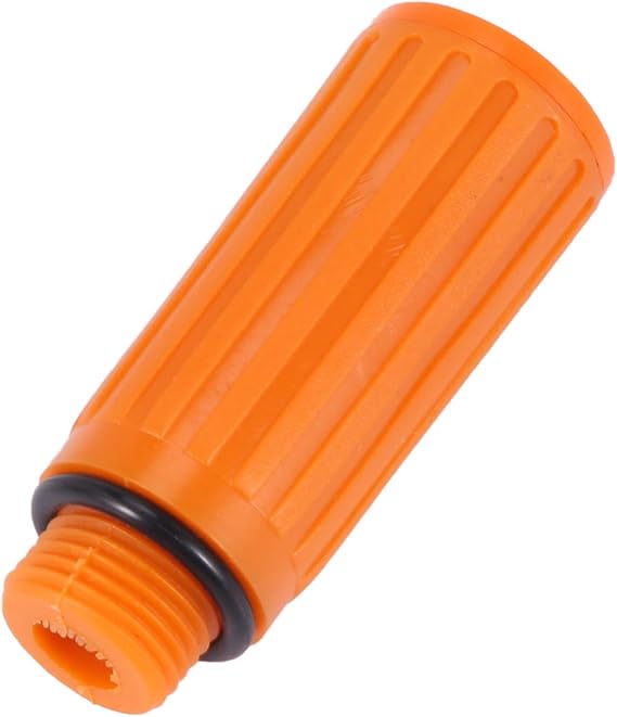 16 mm Male Thread Diameter Plastic Cap for Air Compressor Orange