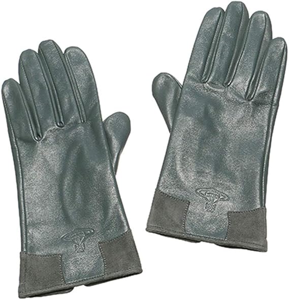 Amazon ヴィヴィアン ウェストウッド Vivienne Westwood シグニチャーシェイプ レザー手袋 グローブ ファッション Orb オーブ Orbエンボス 手袋 レディース 羊革 シープスキン グローブ 防寒具 大人っぽい グレー 手袋 通販
