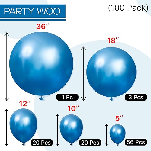 Vista 434 de PartyWoo Globos de color rosa claro, 100 globos de látex de color rosa pálido pastel de 12 pulgadas para graduación, boda, baby shower, revelación
