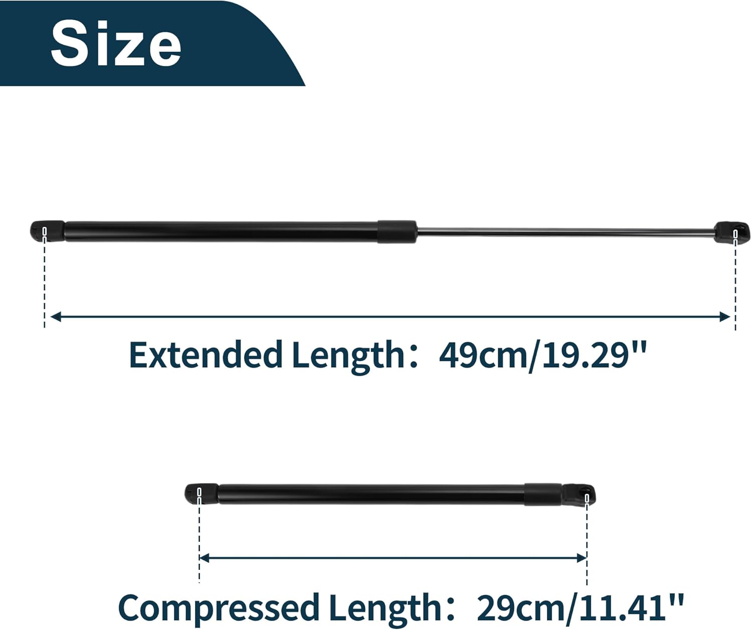 Lift Supports Struts for Hyundai Tucson 2022-2024 Front Hood Gas Spring Black with Mounting Bracket,Gasket 2Set