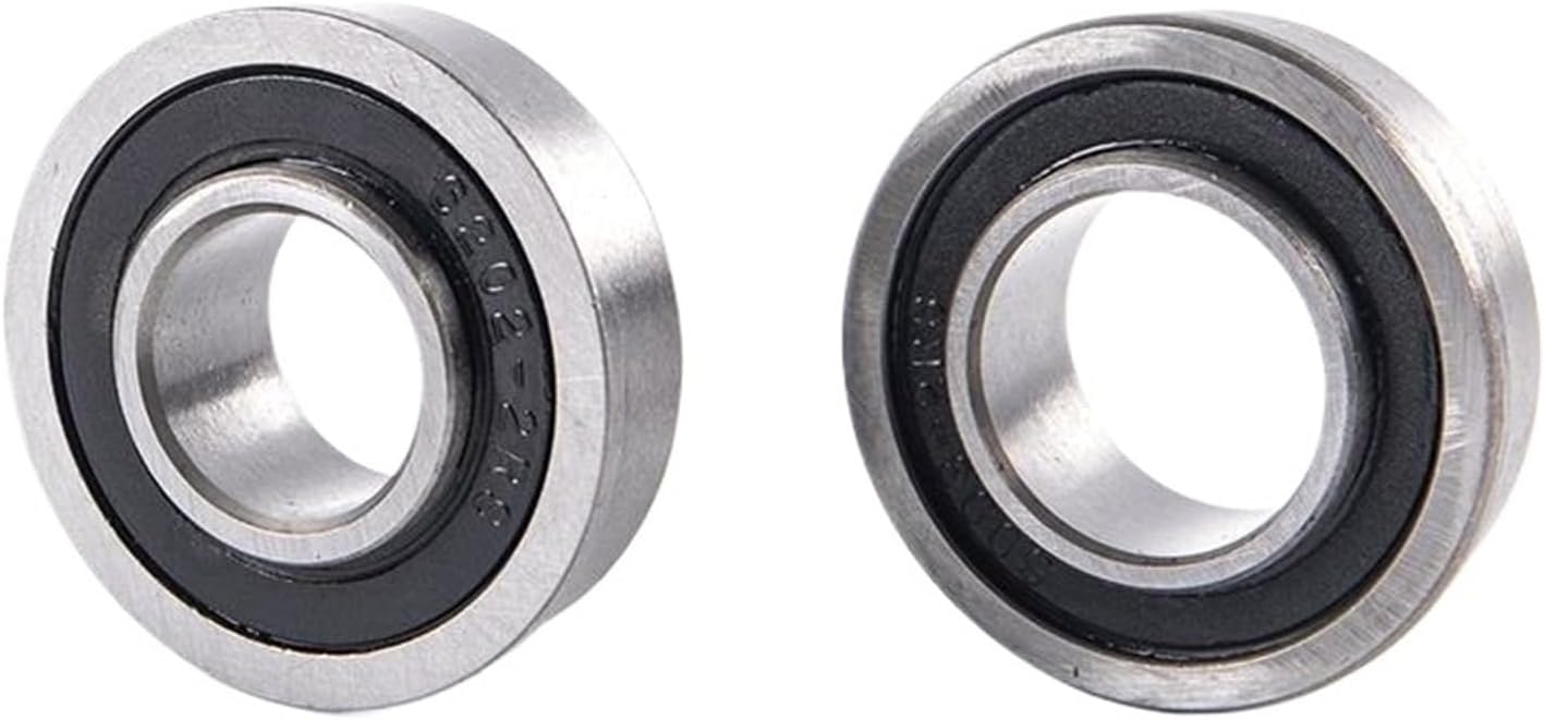 F6202-2RS Flange ABEC-1 Deep Groove Garden Trolley Ball Seal Wheelbarrow Bearing(F62022RS5)