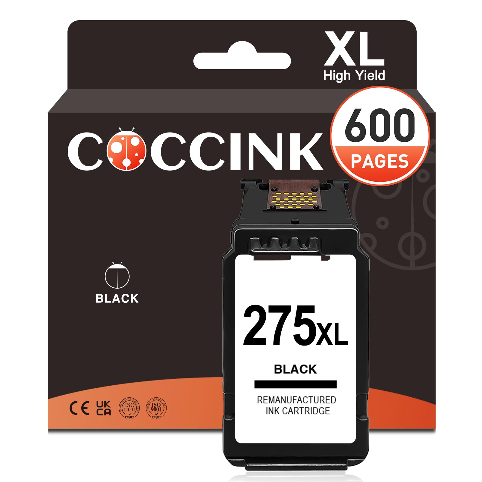 Amazon.com: COCCINK 275XL PG-275 Black Ink Cartridge for Canon 275