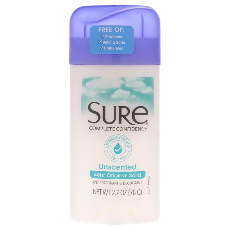 Desodorante em bastão sem fragrância Sure Original, 79 mL