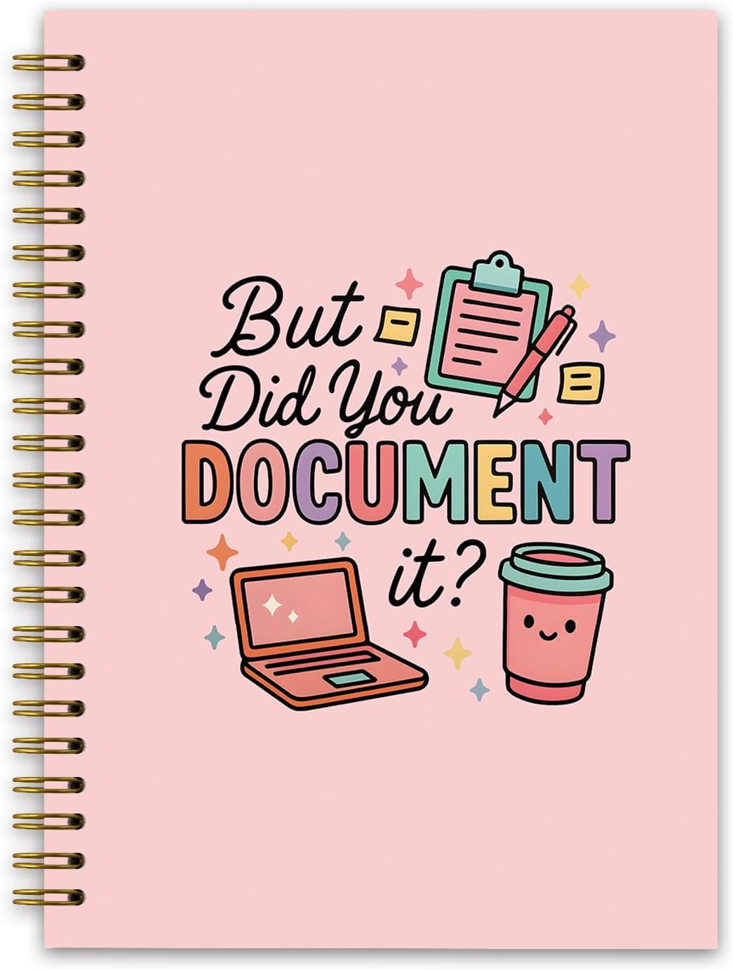 Funny Notebooks for Work, But Did You Document It Meeting Notebook for Work, Human Resources Gifts, Farewell Gifts for Coworkers, Office Supplies, Meeting Notebook for Work 5.5x8.3 Inch